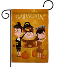 Pilgrims Thanksgiving Garden Flag 2 Sided