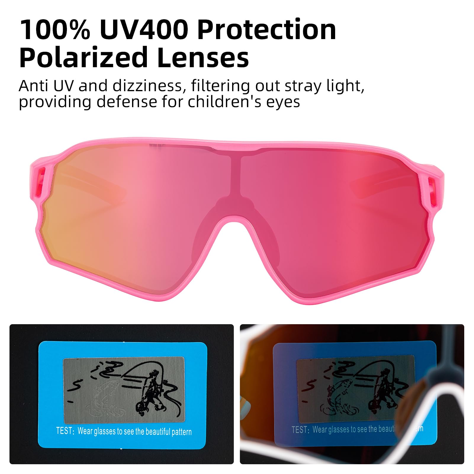 SP314 Kids Polarized Sunglasses UV400 Protection