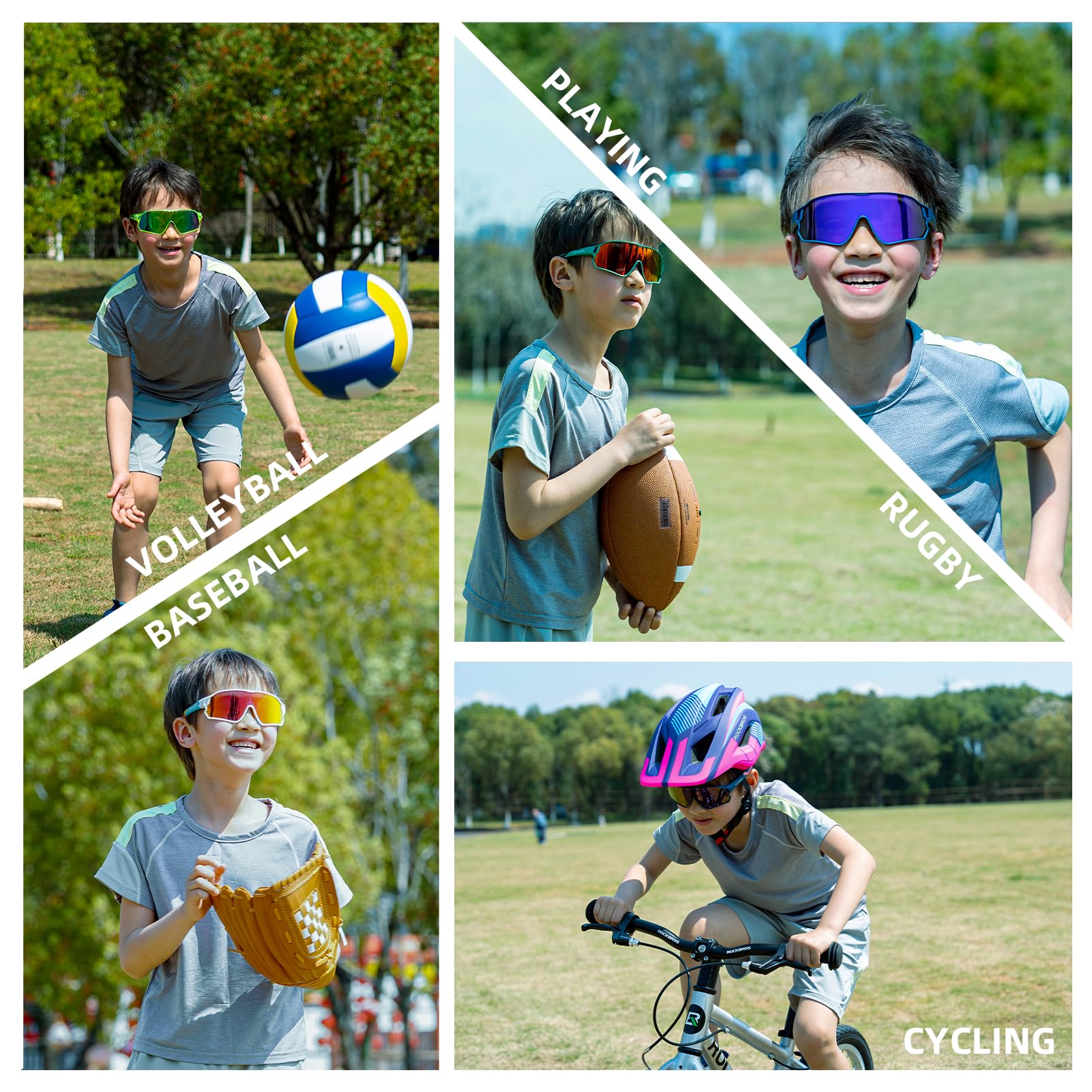 SP314 Kids Polarized Sunglasses UV400 Protection