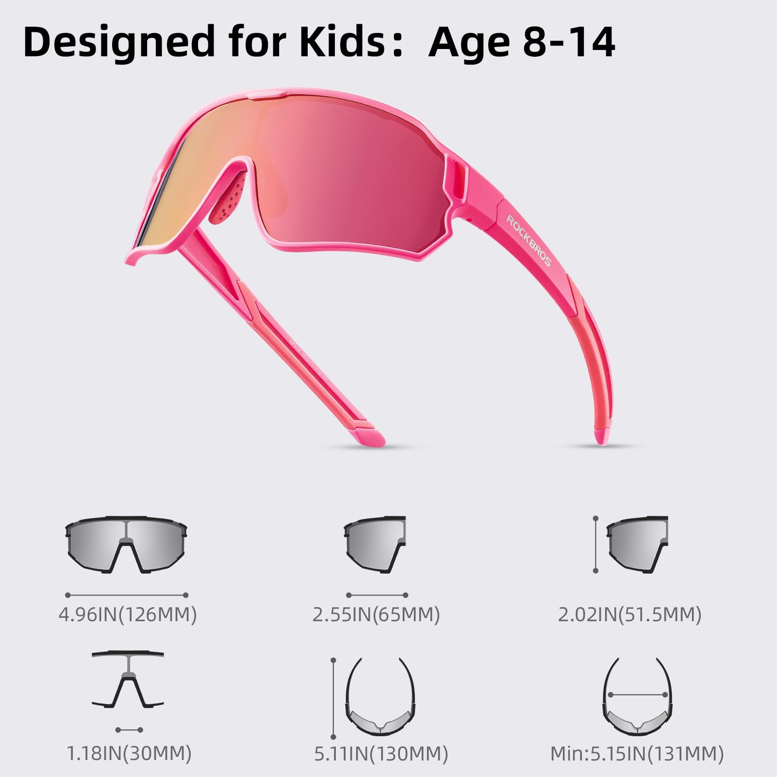 SP314 Kids Polarized Sunglasses UV400 Protection