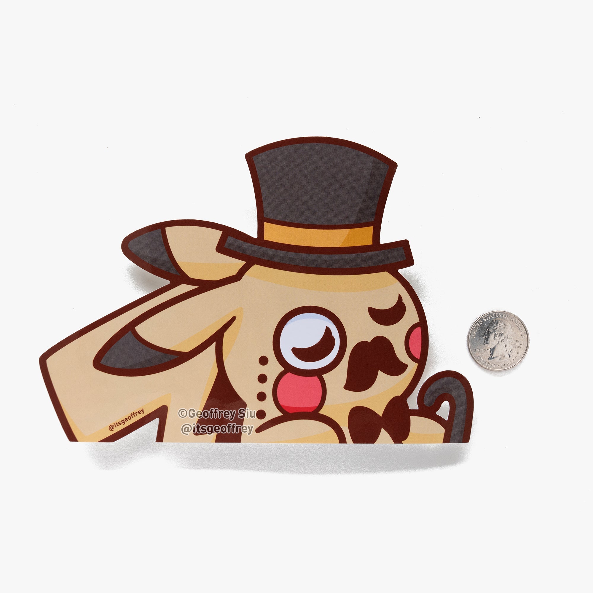 Piquitechu Vinyl Peeker Sticker (6.5")