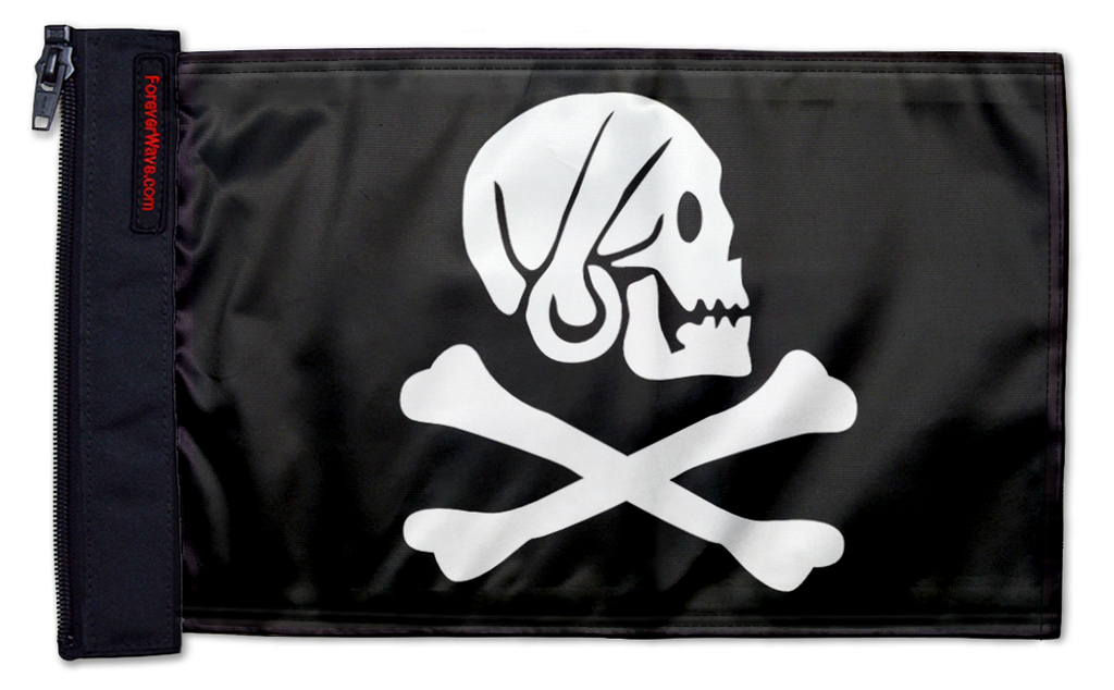 Henry Every 12"x18" Forever Wave Flag for Jeep Wrangler JK 2-Door 2007-2018
