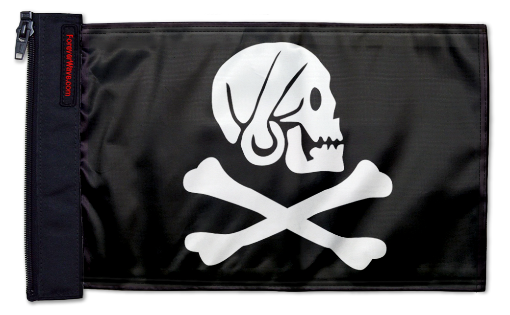 Henry Every 12"x18" Forever Wave Flag for Jeep Wrangler YJ 1986-1995
