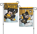 Pittsburgh Penguins Garden Flag 2 Sided Mickey Mouse Hockey