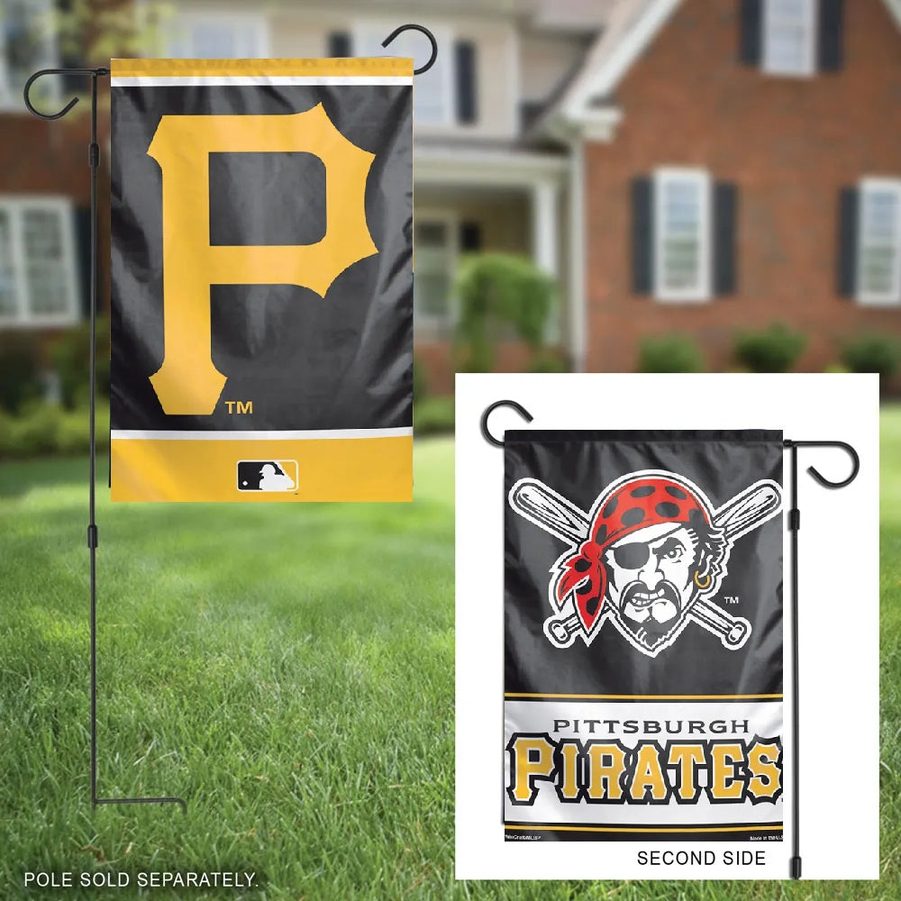 Pittsburgh Pirates Garden Flag 2 Sided Logo