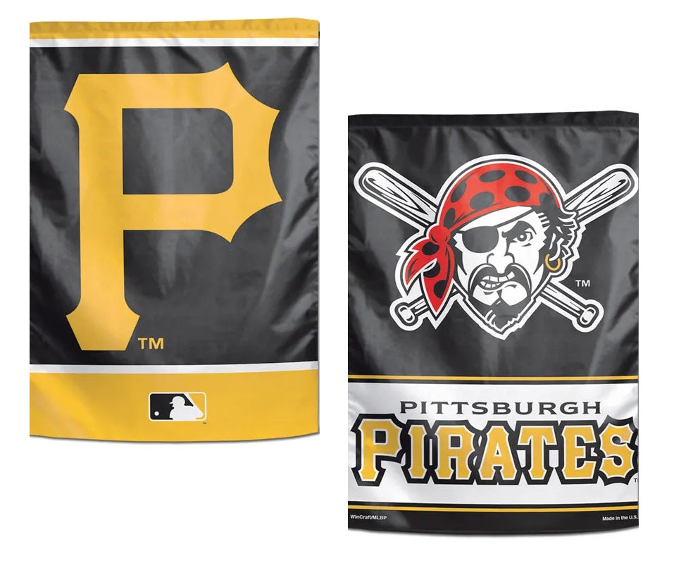 Pittsburgh Pirates Garden Flag 2 Sided Logo