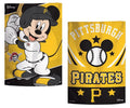 Pittsburgh Pirates Garden Flag 2 Sided Mickey Mouse Disney