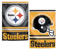 Pittsburgh Steelers Garden Flag 2 Sided Double Logo