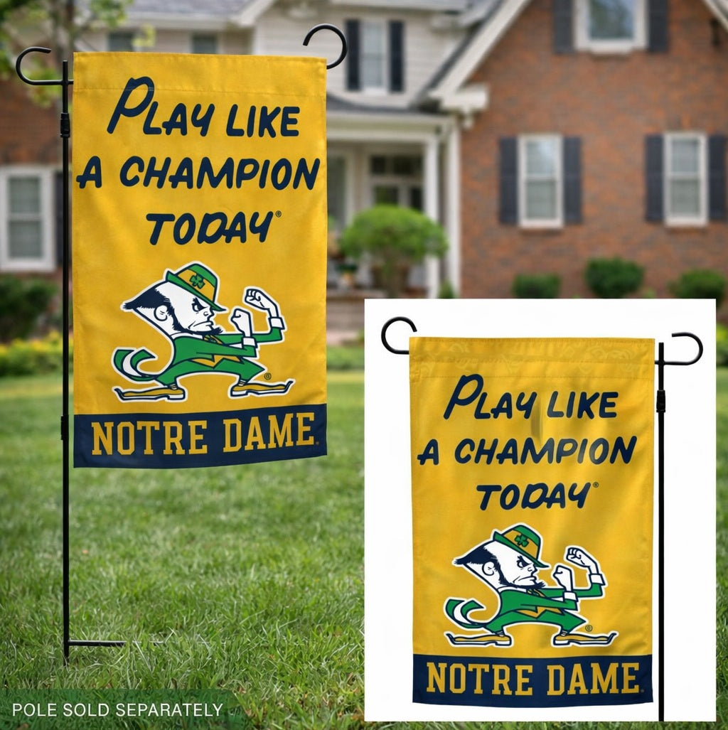 Play Like A Champion Today 2 Sided Garden Flag