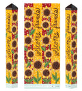 Playful Sunflowers Art Pole 40 Inches Tall