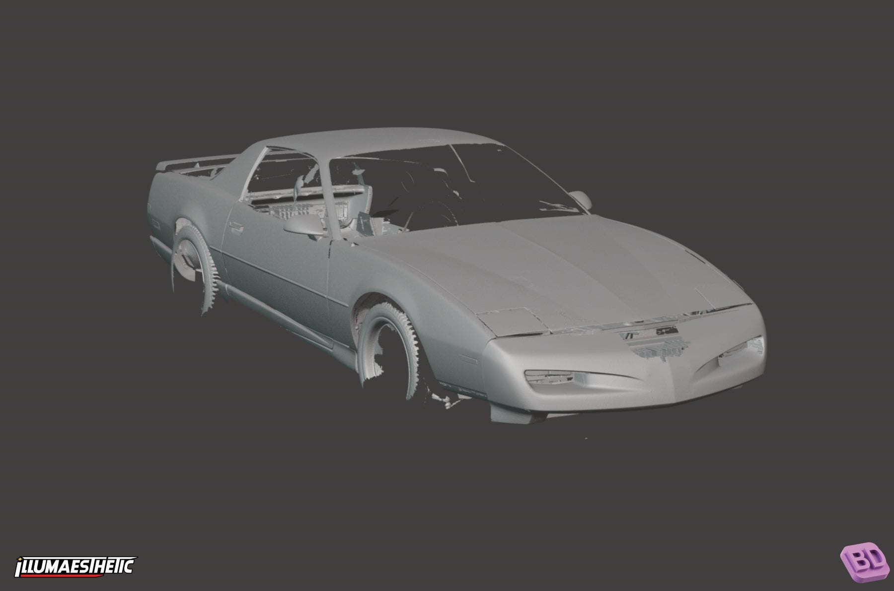 Pontiac Firebird 3D Scan (1991)