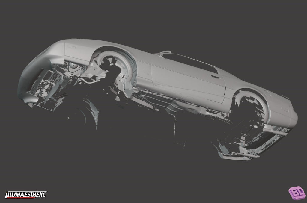 Pontiac Firebird 3D Scan (1991)