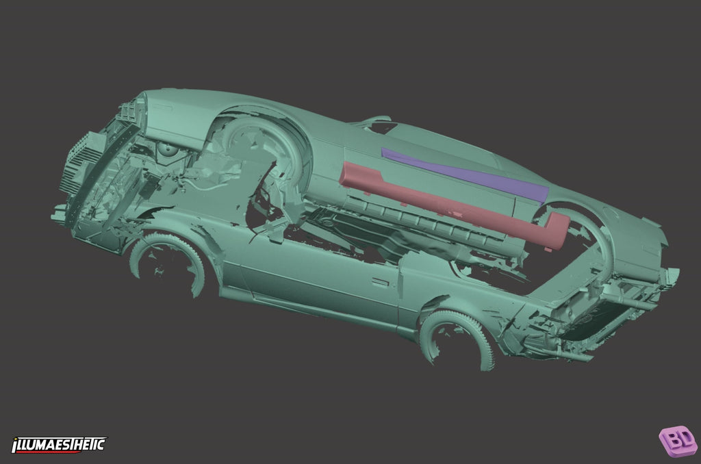 Pontiac Firebird 3D Scan (1991)