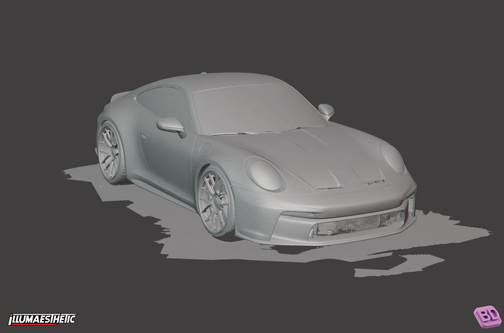 Porsche 911 GT3 (992.1) 3D Scan (2021-2025)