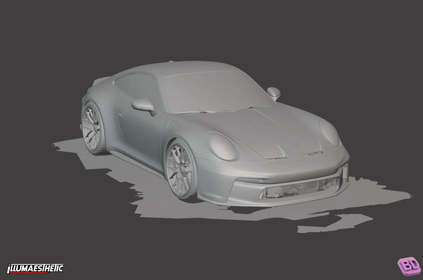 Porsche 911 GT3 (992.1) 3D Scan (2021-2025)
