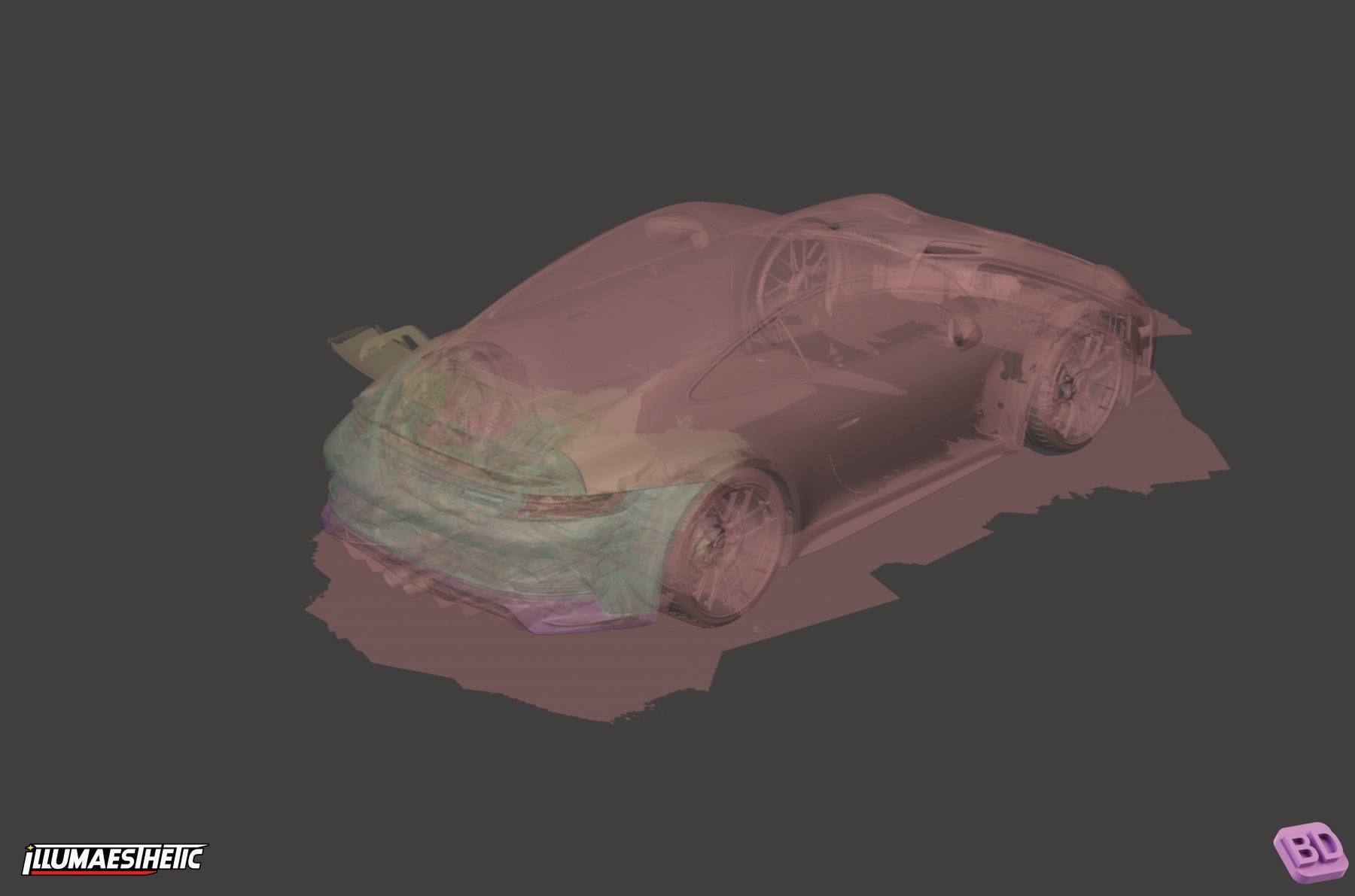 Porsche 911 GT3 (992.1) 3D Scan (2021-2025)