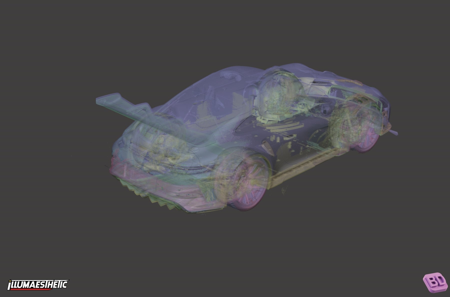 Porsche 911 GT3 RS (992) 3D Scan (2022+)