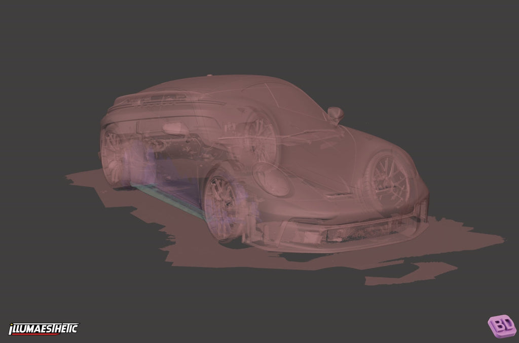 Porsche 911 GT3 (992.1) 3D Scan (2021-2025)