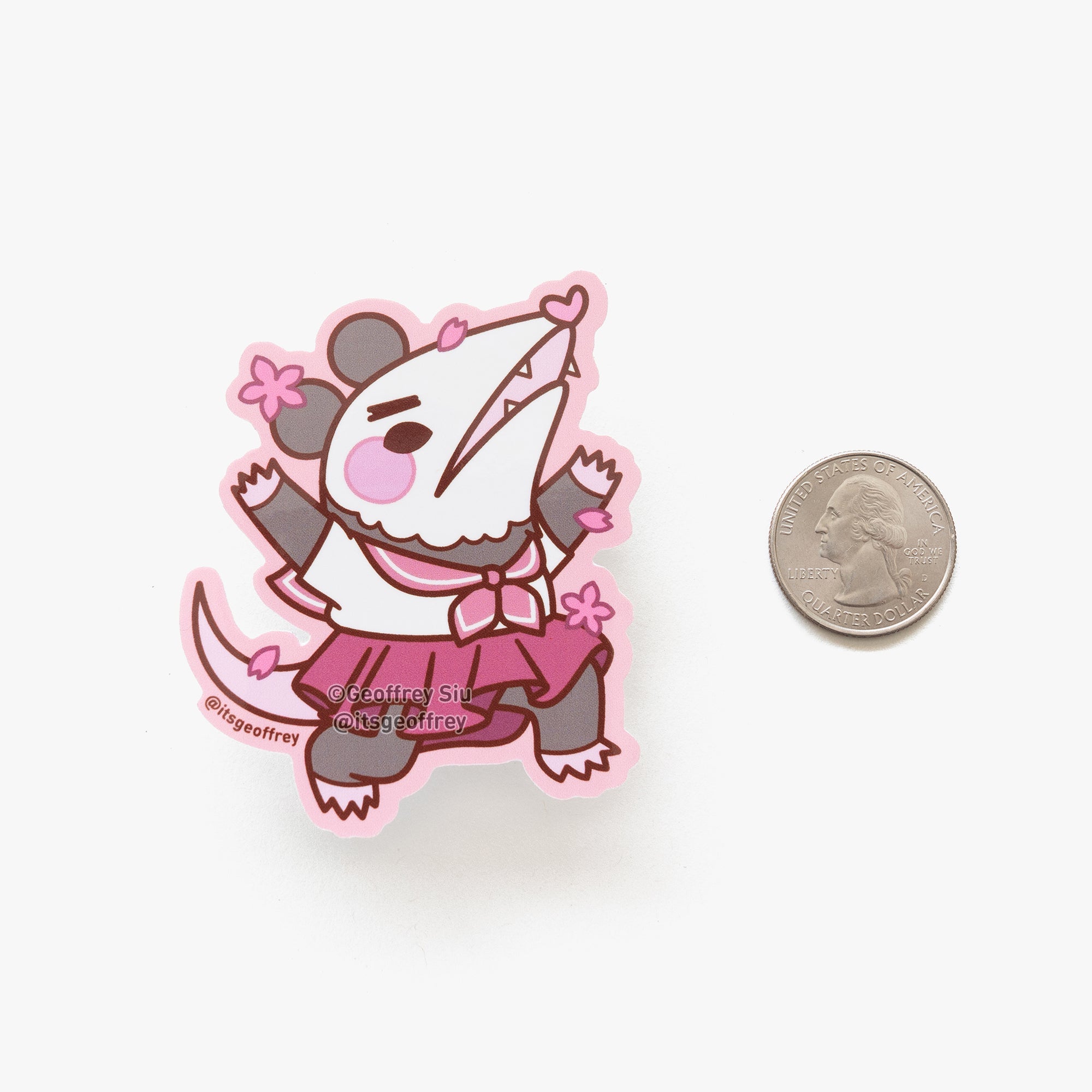 'Possum-Chan Vinyl Stickers