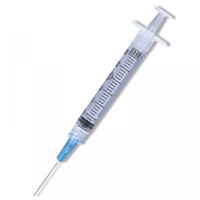Standard Hypodermic Syringe with Needle PrecisionGlide™ 3 mL 1-1/2 Inch 25 Gauge NonSafety Thin Wall - 309582