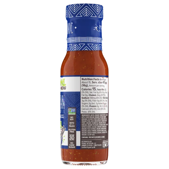 Primal Kitchen Korean BBQ Sauce, Organic | 6 x 8.5 fl oz — Gluten-Free, Paleo