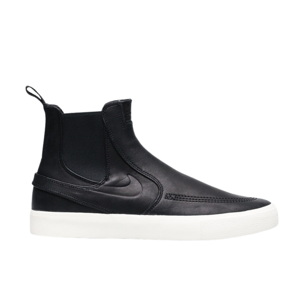 Nike Shoes SB Zoom Stefan Janoski Slip Mid RM - Black/Black-Pale Ivory-Black