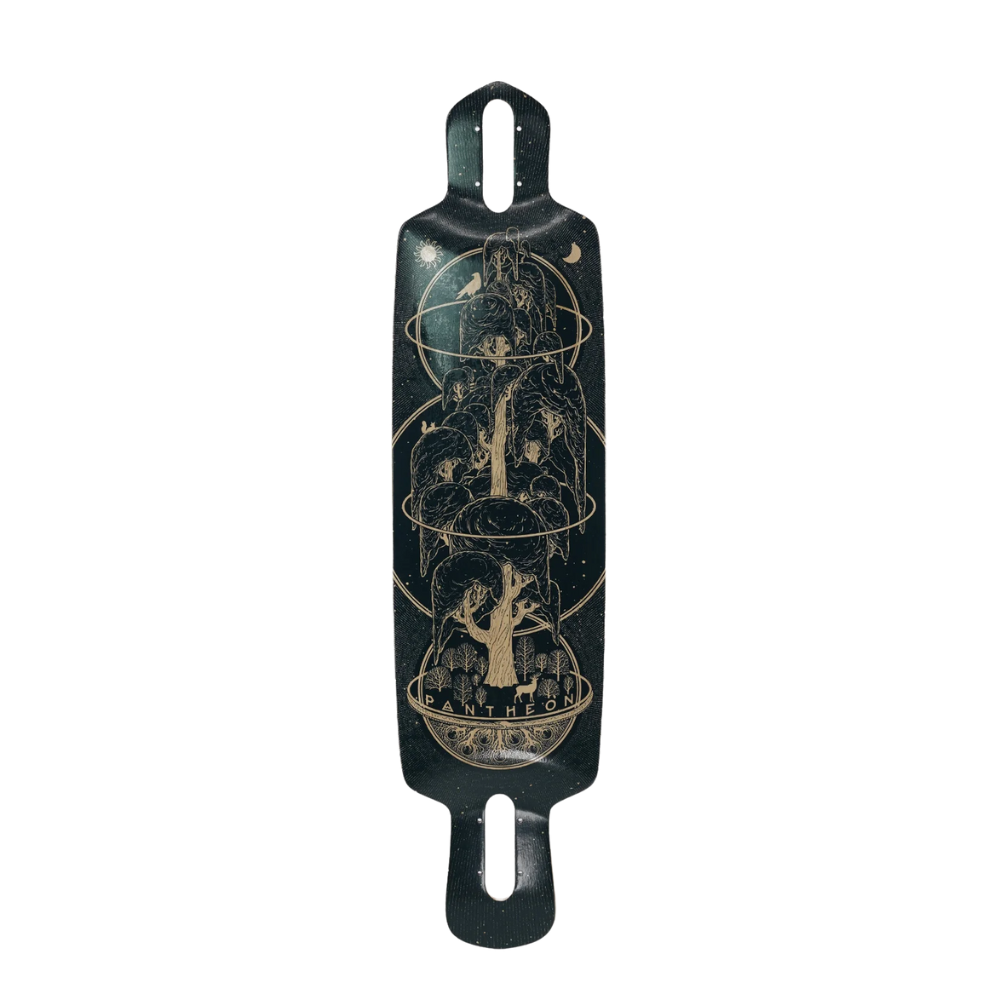 Pantheon Ember Classic Yggdrasil Graphic Longboard Deck - 34.4"