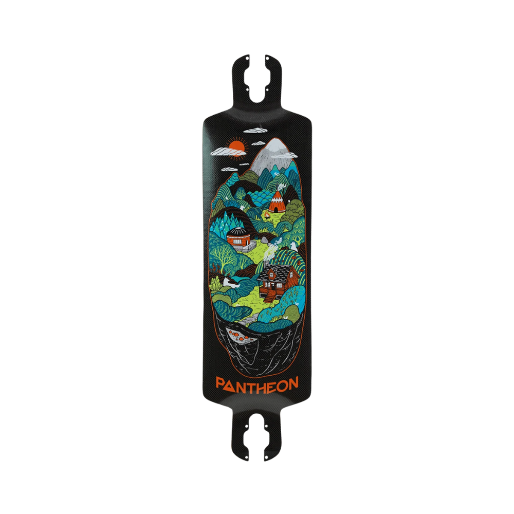 Pantheon Carbon Trip Longboard Deck - 33.25"