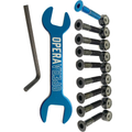 Opera Hardware Set 1" Allen - Black/Blue