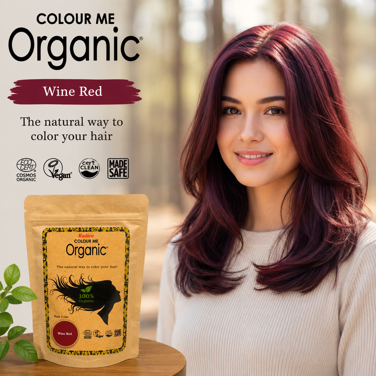 Wine Red - Organic Hair Color