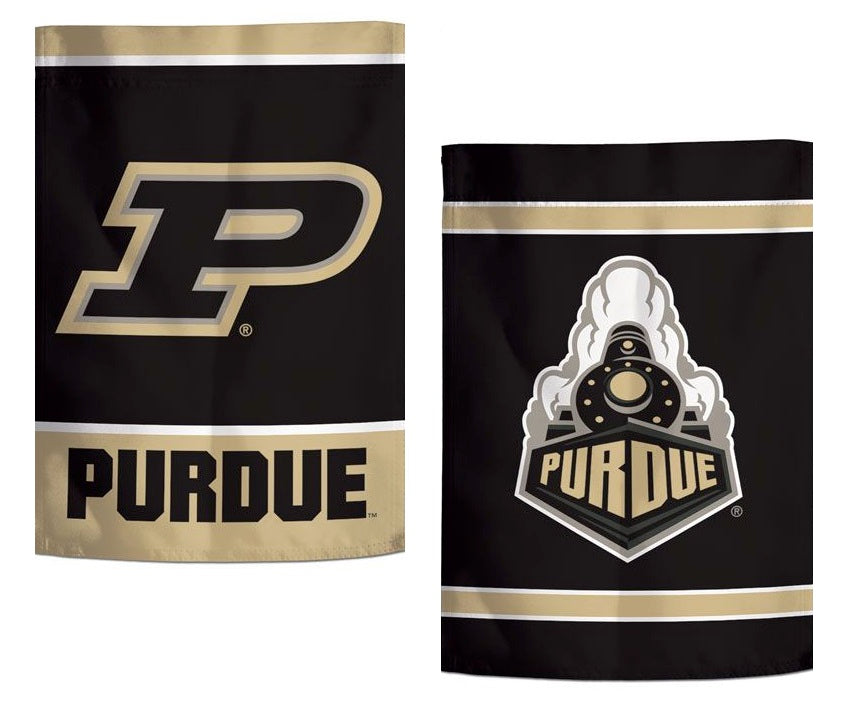 Purdue Boilermakers Garden Flag 2 Sided Logo