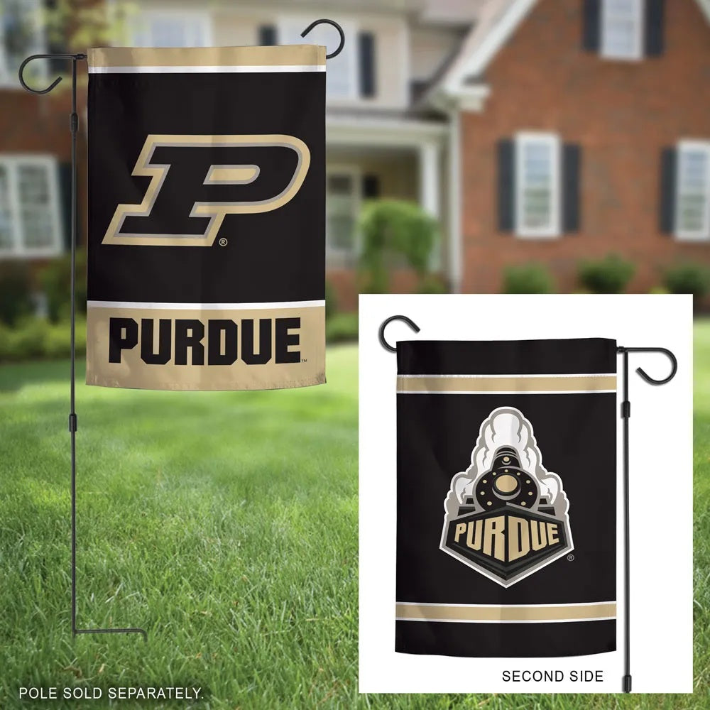 Purdue Boilermakers Garden Flag 2 Sided Logo