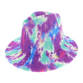 Abstract Patterned Panama Hat