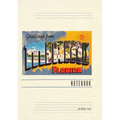 Vintage Lined Notebook Greetings from Miami, Florida - Paperback