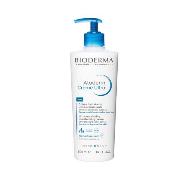 Bioderma Atoderm Cream Ultra 500ml - Rich Moisturizing Cream for Dry Skin Adults & Children