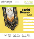 Quilt-As-You-Go Batting Kit - Braid Runner Midi