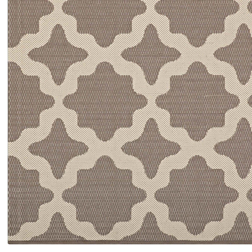 Cerelia Moroccan Trellis Indoor and Outdoor 5x8 Area Rug by Modway