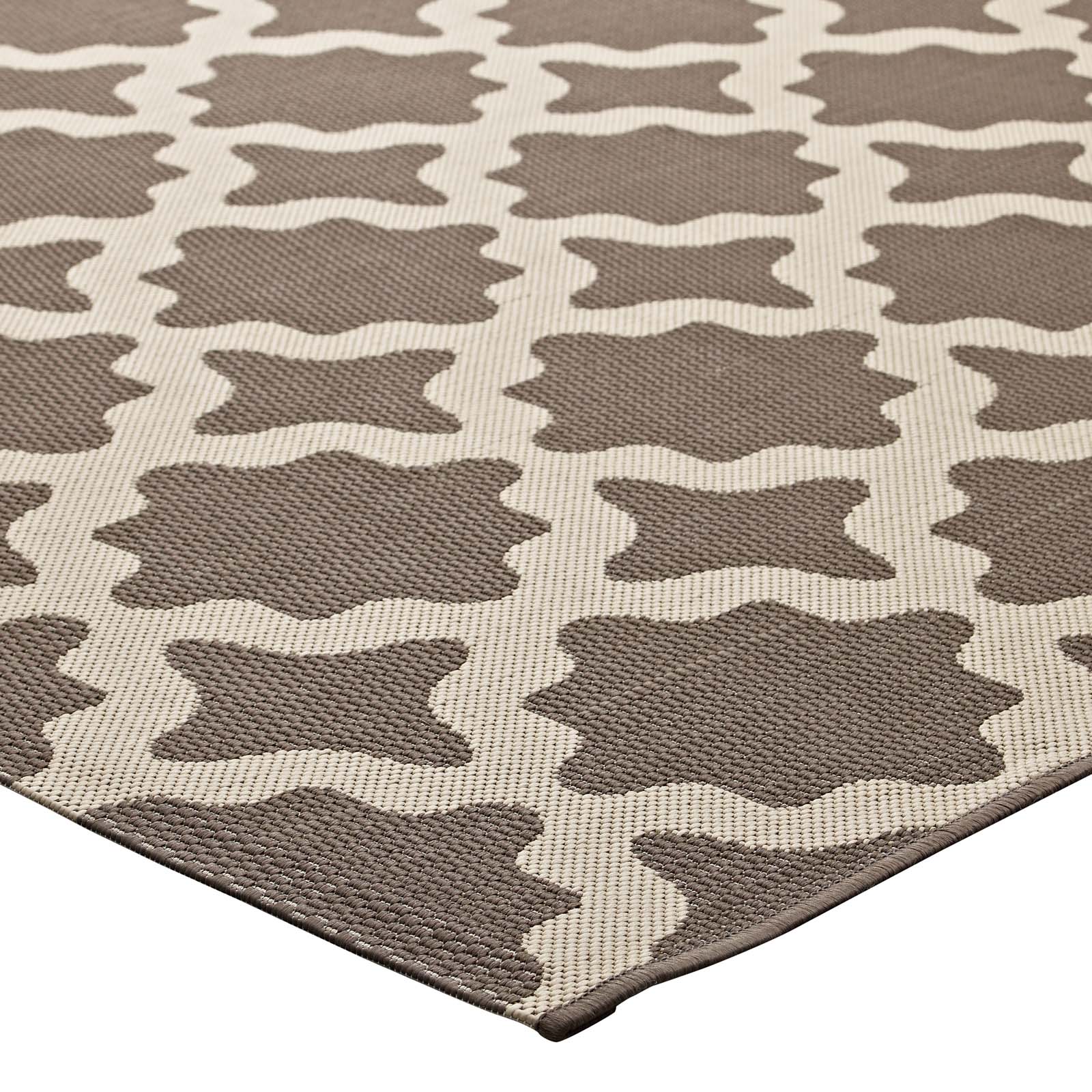 Cerelia Moroccan Trellis Indoor and Outdoor 5x8 Area Rug by Modway