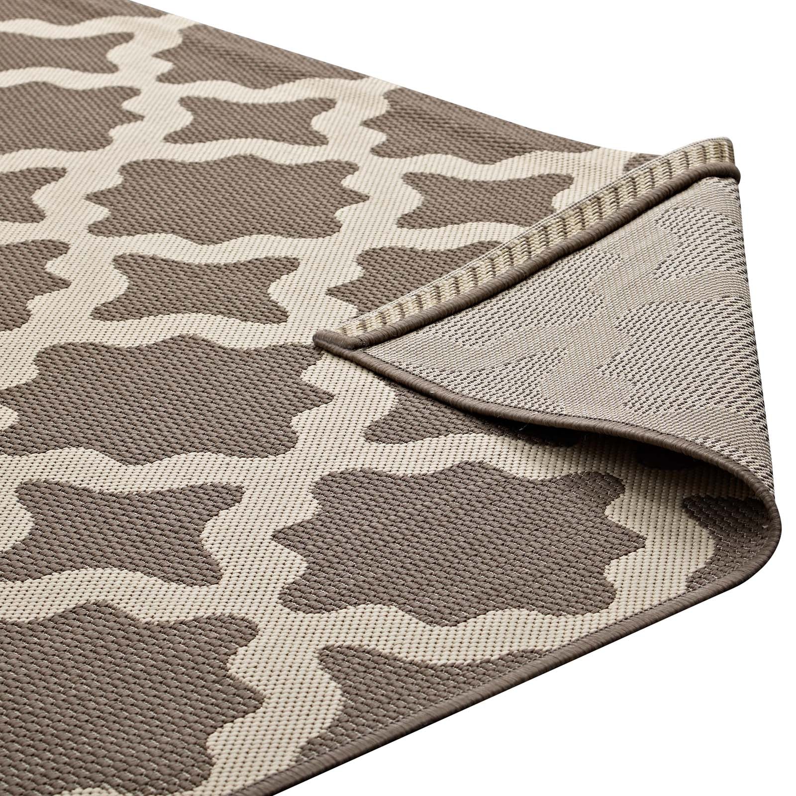 Cerelia Moroccan Trellis Indoor and Outdoor 5x8 Area Rug by Modway