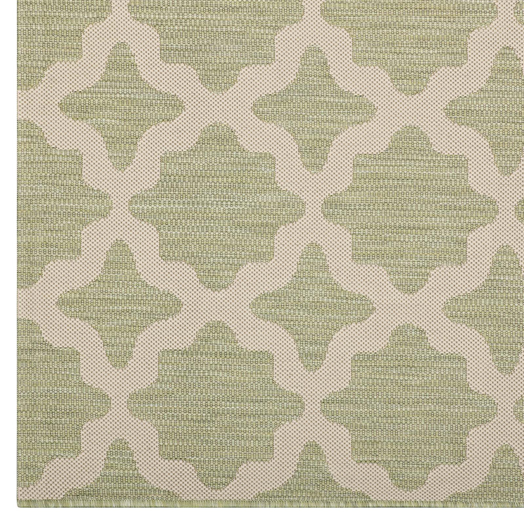 Cerelia Moroccan Trellis Indoor and Outdoor 4x6 Area Rug by Modway