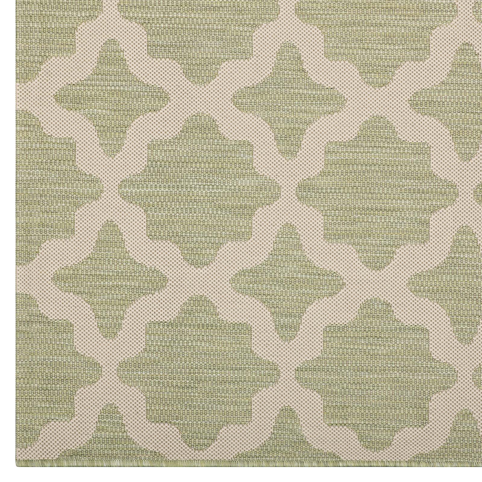 Cerelia Moroccan Trellis Indoor and Outdoor 9x12 Area Rug by Modway