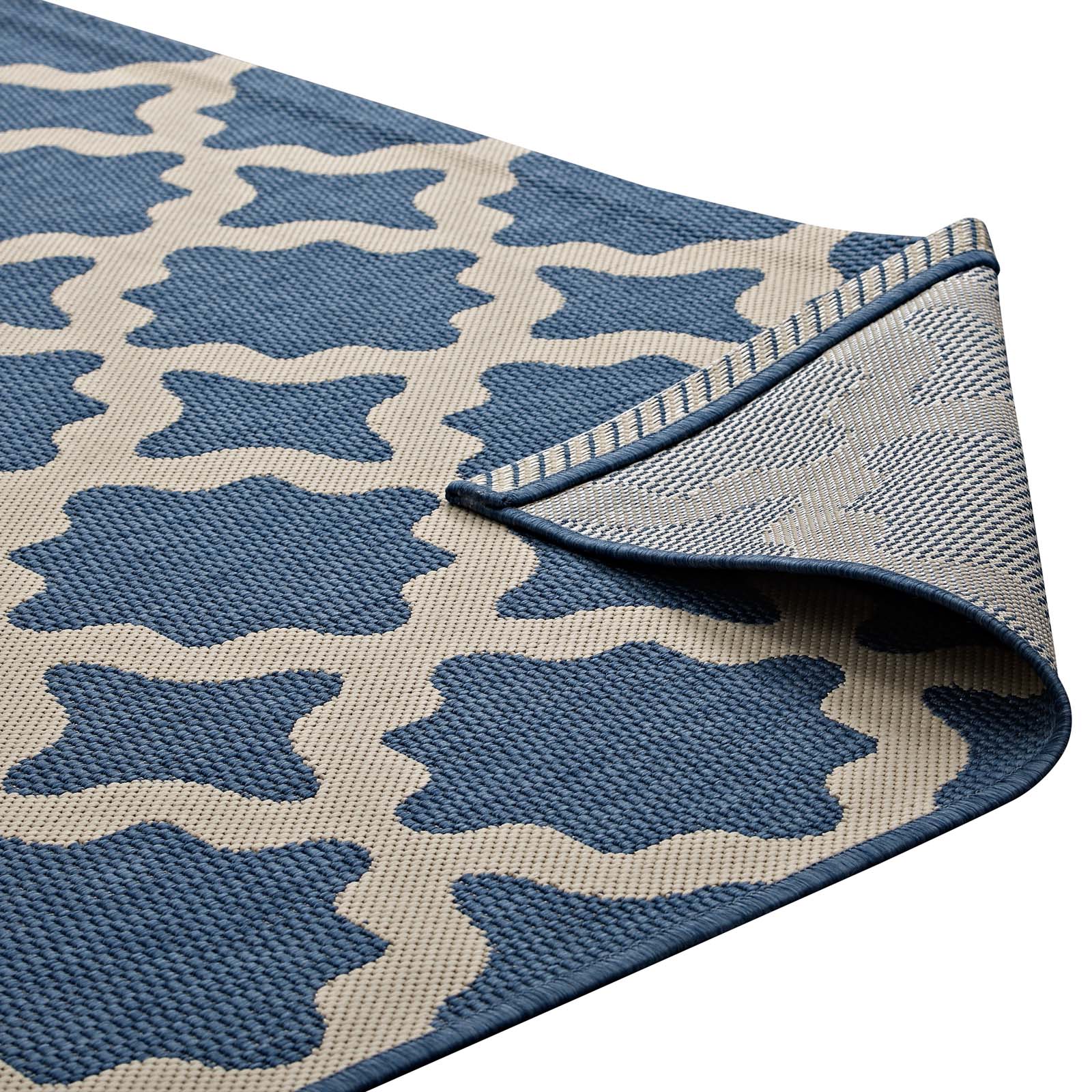 Cerelia Moroccan Trellis Indoor and Outdoor 5x8 Area Rug by Modway