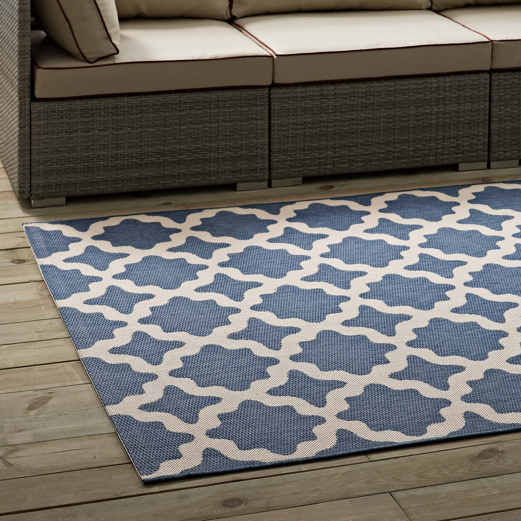Cerelia Moroccan Trellis Indoor and Outdoor 5x8 Area Rug by Modway