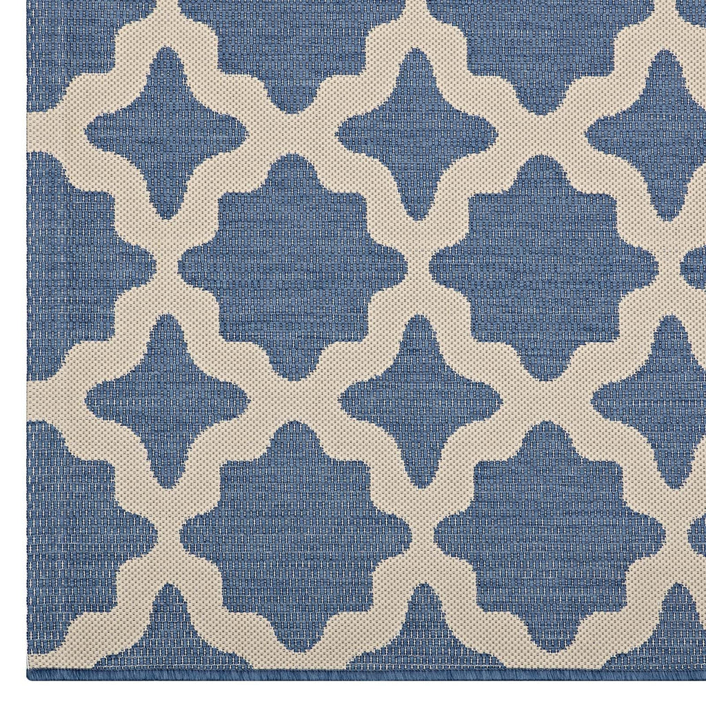 Cerelia Moroccan Trellis Indoor and Outdoor 9x12 Area Rug by Modway