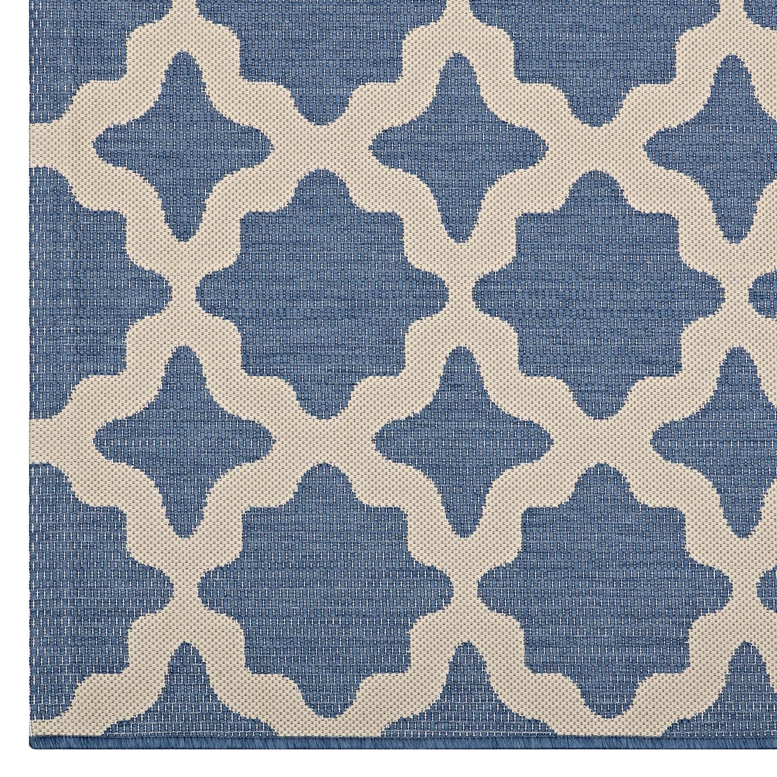 Cerelia Moroccan Trellis Indoor and Outdoor 9x12 Area Rug by Modway