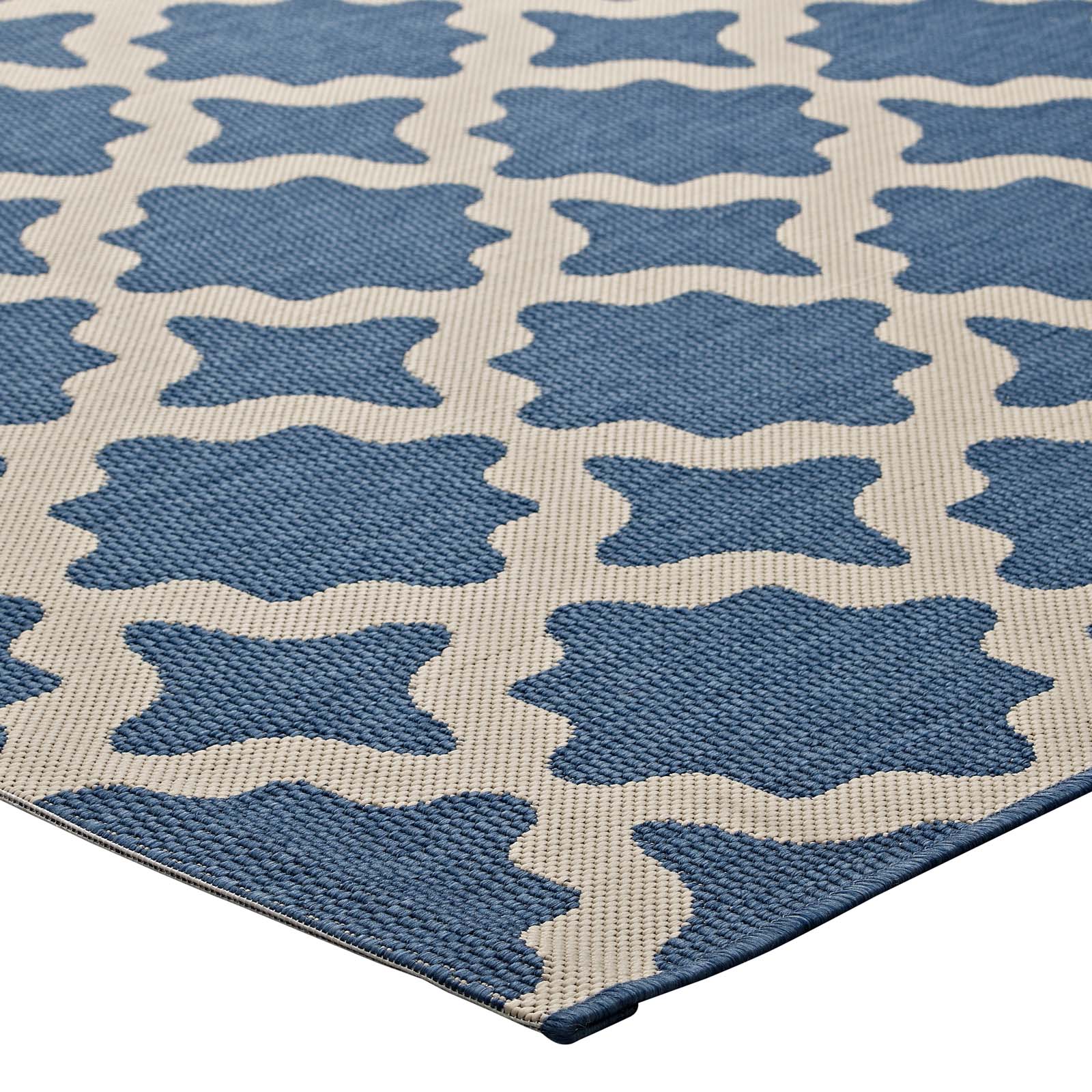 Cerelia Moroccan Trellis Indoor and Outdoor 9x12 Area Rug by Modway