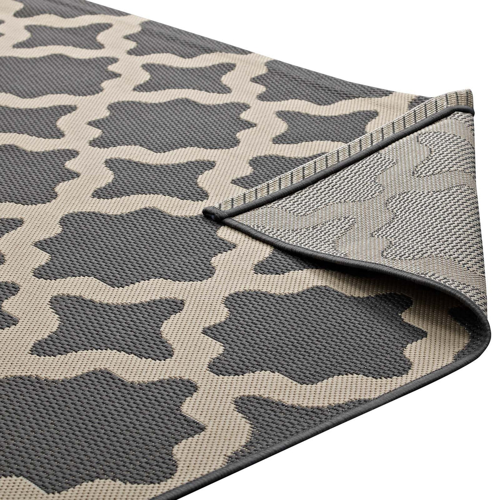 Cerelia Moroccan Trellis Indoor and Outdoor 9x12 Area Rug by Modway