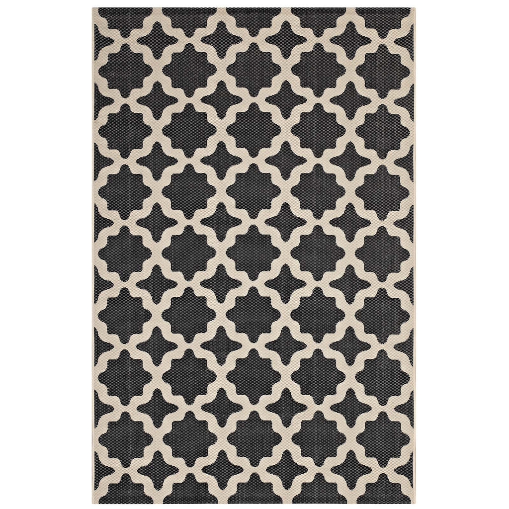 Cerelia Moroccan Trellis Indoor and Outdoor 4x6 Area Rug by Modway