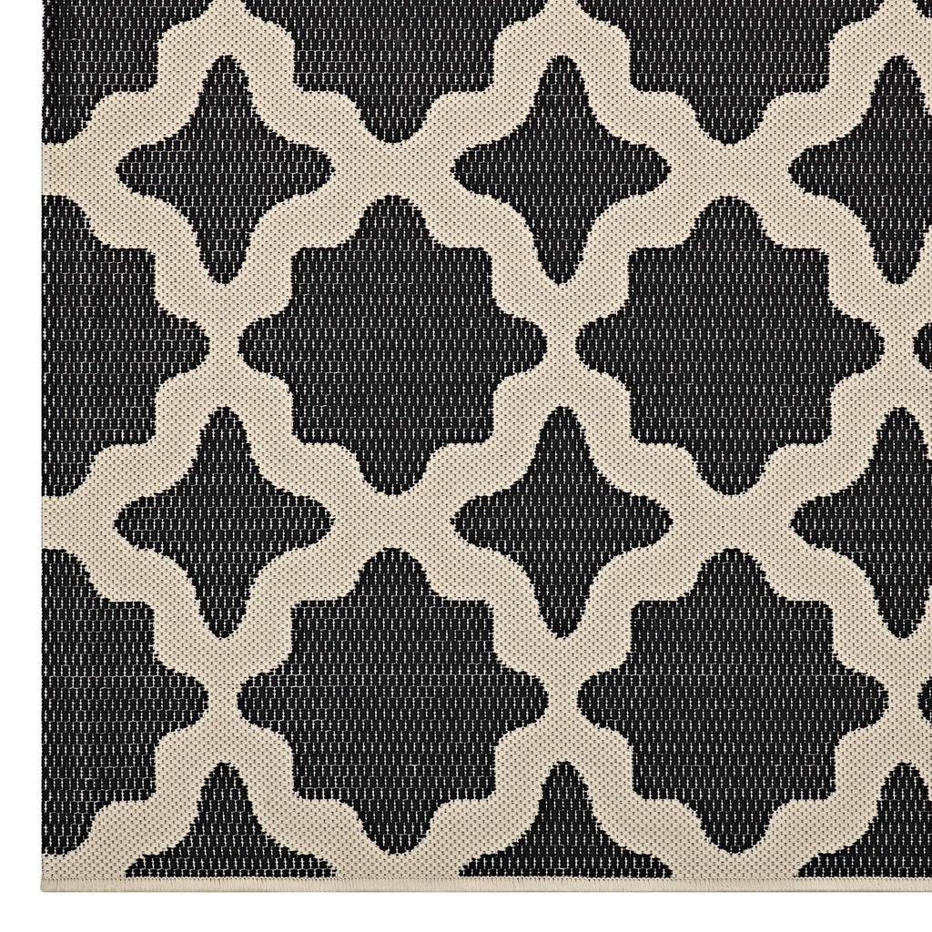 Cerelia Moroccan Trellis Indoor and Outdoor 9x12 Area Rug by Modway