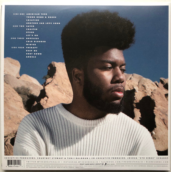 Khalid - American Teen 2X Vinyl LP Record